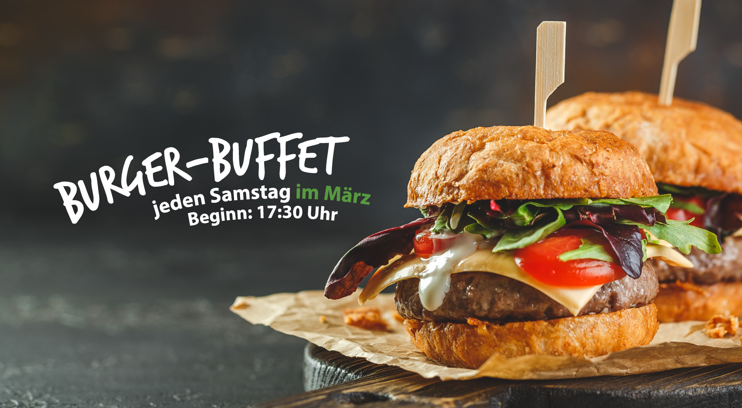 Burger Buffet im Hof-Restaurant